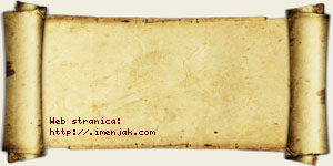 Mina Štrbac vizit kartica